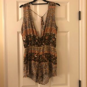 Patterned Romper